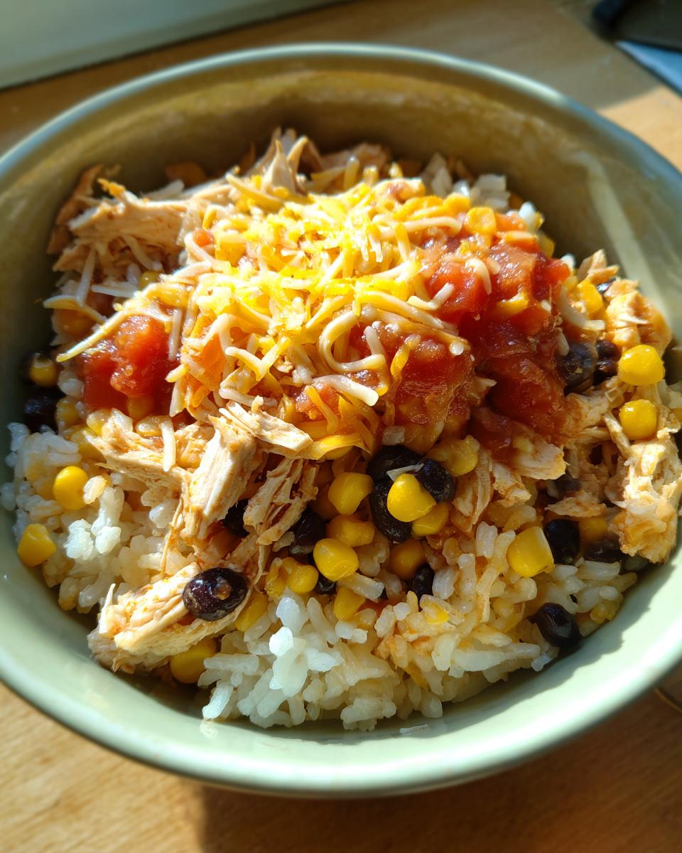 **15-Minute Taco Chicken Rice Bowls: Deliciously Fast!** 4 15-Minute Taco Chicken Rice Bowls - detail 1