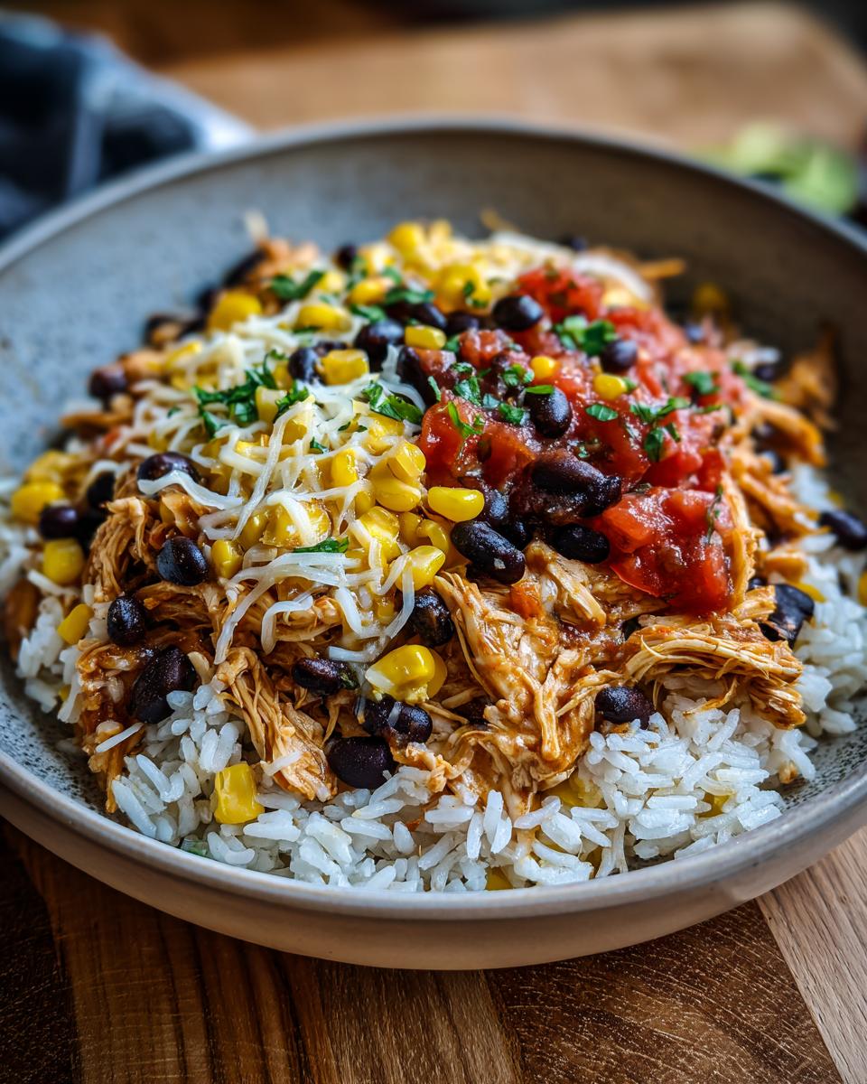 **15-Minute Taco Chicken Rice Bowls: Deliciously Fast!** 5 15-Minute Taco Chicken Rice Bowls - detail 2