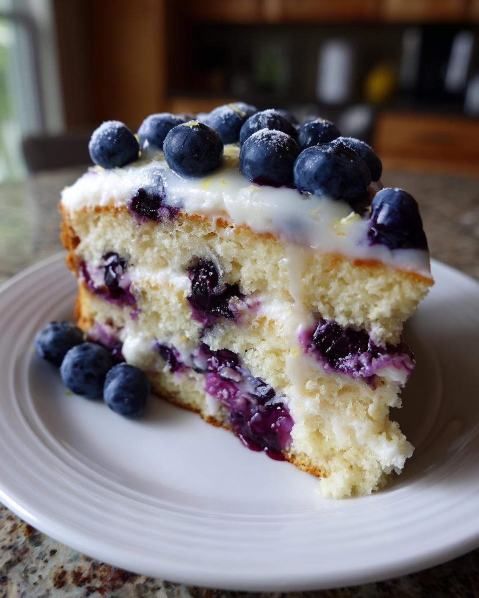 A Refreshing Lemon Blueberry Delight Dessert - detail 2