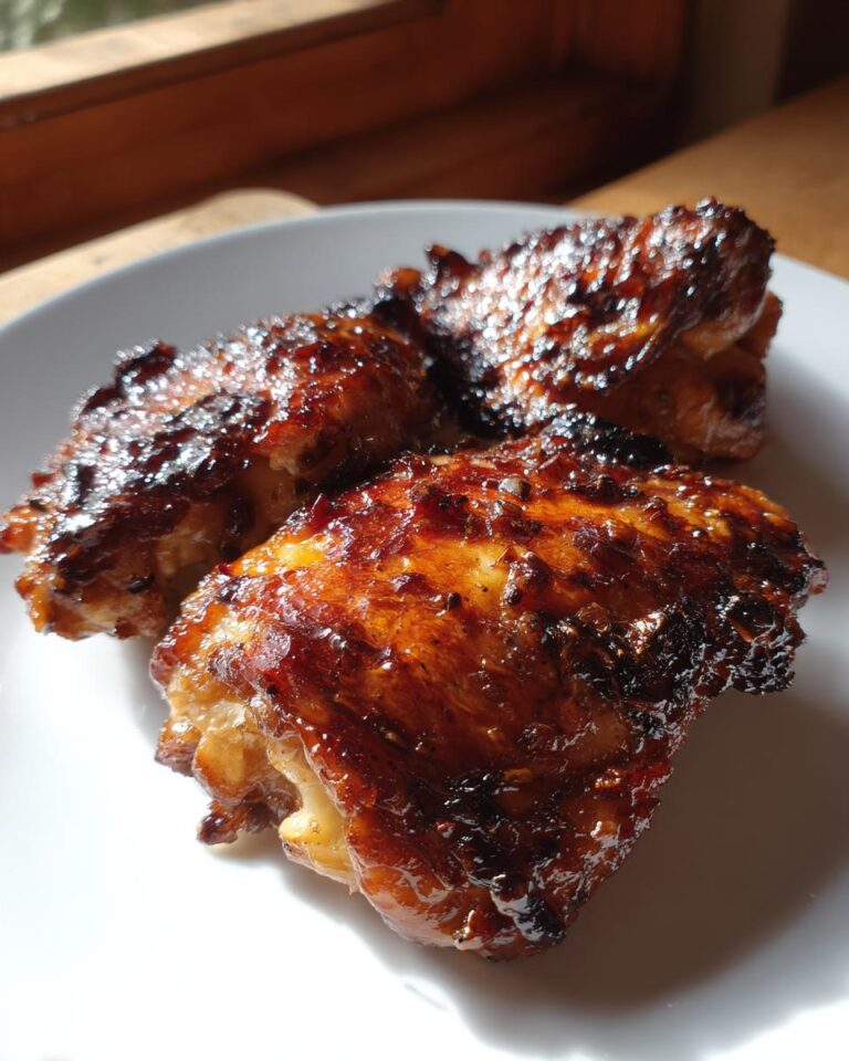 Baked Chicken Thighs in Honey Soy Sauce