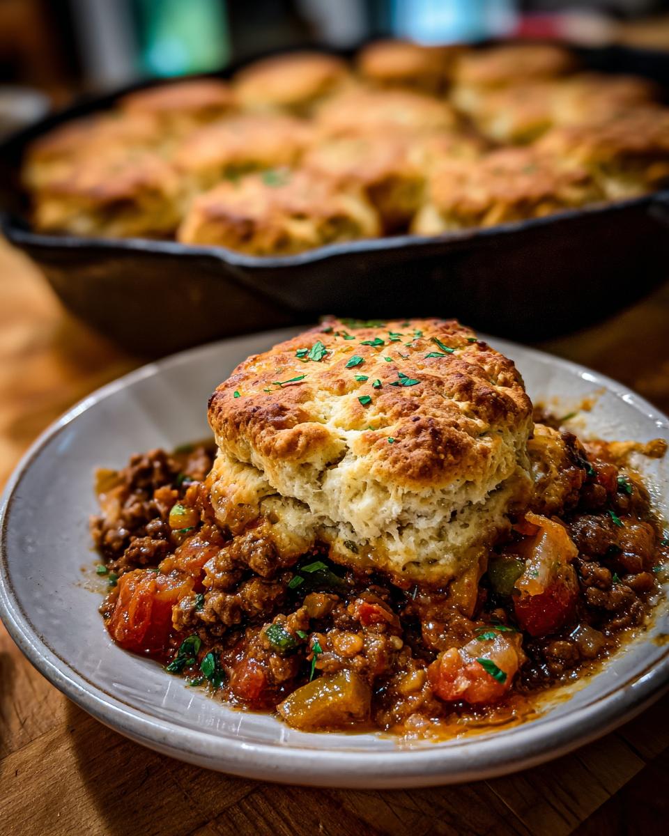 Beef & Biscuit Skillet Bake - detail 2