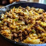 Budget-Friendly Keto Beef & Cabbage Skillet