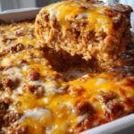 Cheesy Beef & Rice Bake (Family Favorite)