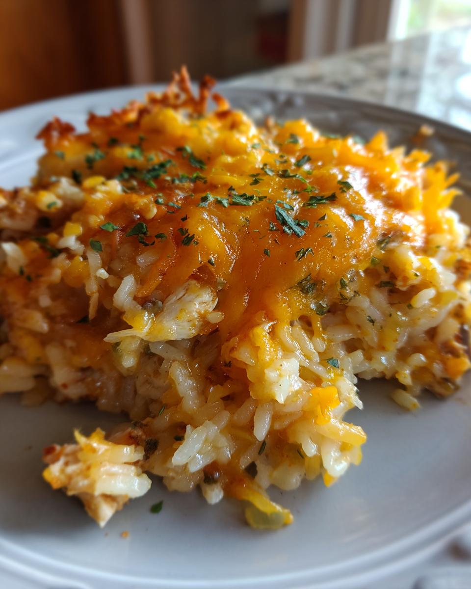 Unleash Deliciousness: 1-Pan Cheesy Chicken & Rice Bake 5 Cheesy Chicken & Rice Bake – One Dish Dinner - detail 2