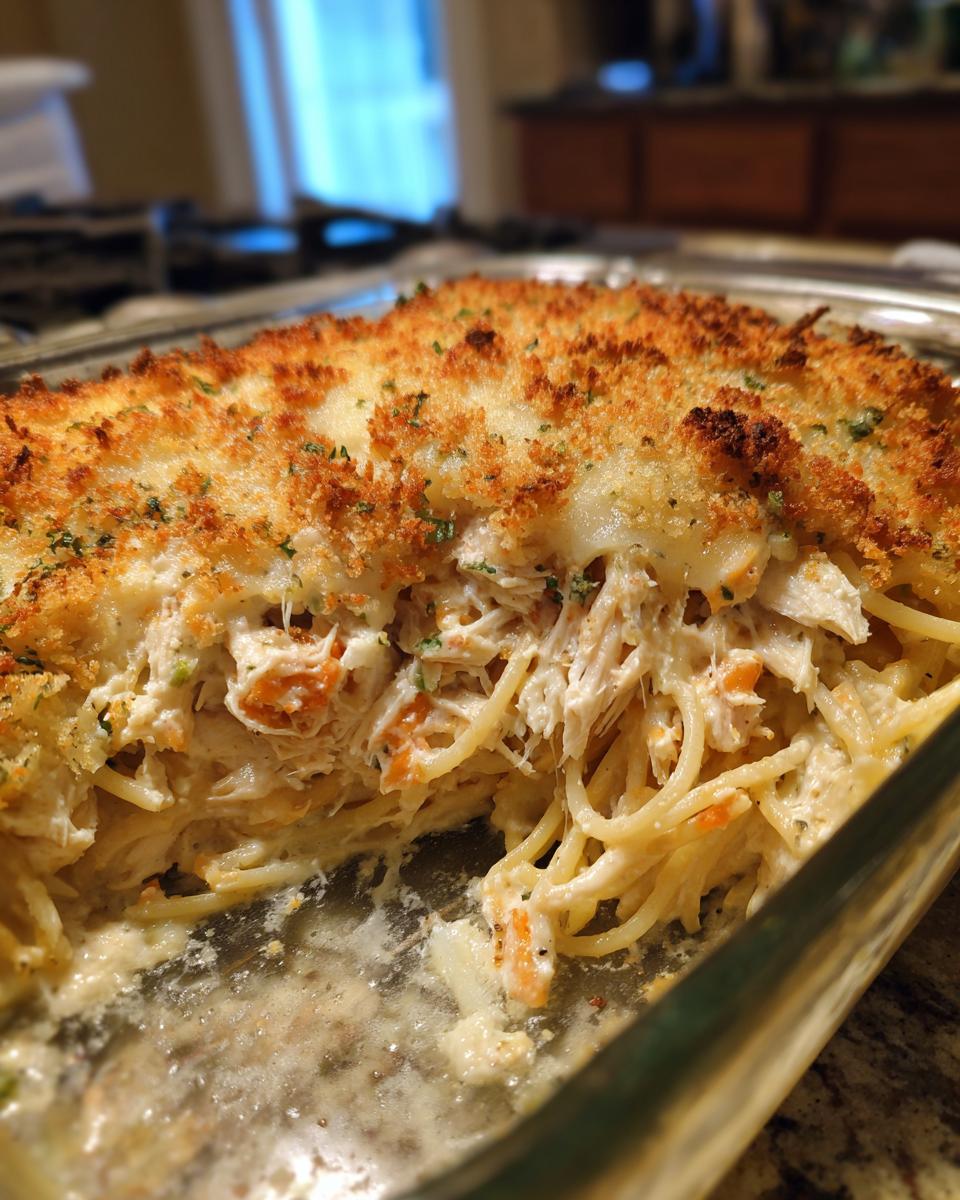 Chicken Tetrazzini: 1 Dish of Pure Comfort! 5 Chicken Tetrazzini Bake (Old-School Comfort) - detail 2
