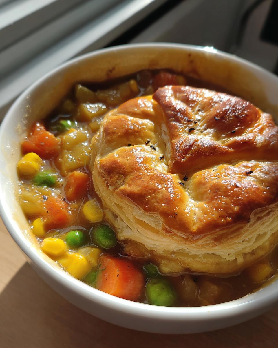 Cozy Veggie Pot Pie Soup: 1 Hour of Bliss! 5 Cozy Veggie Pot Pie Soup Dinner - detail 2