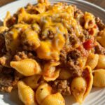 Creamy Beef & Shells Skillet (30-Min Dinner)