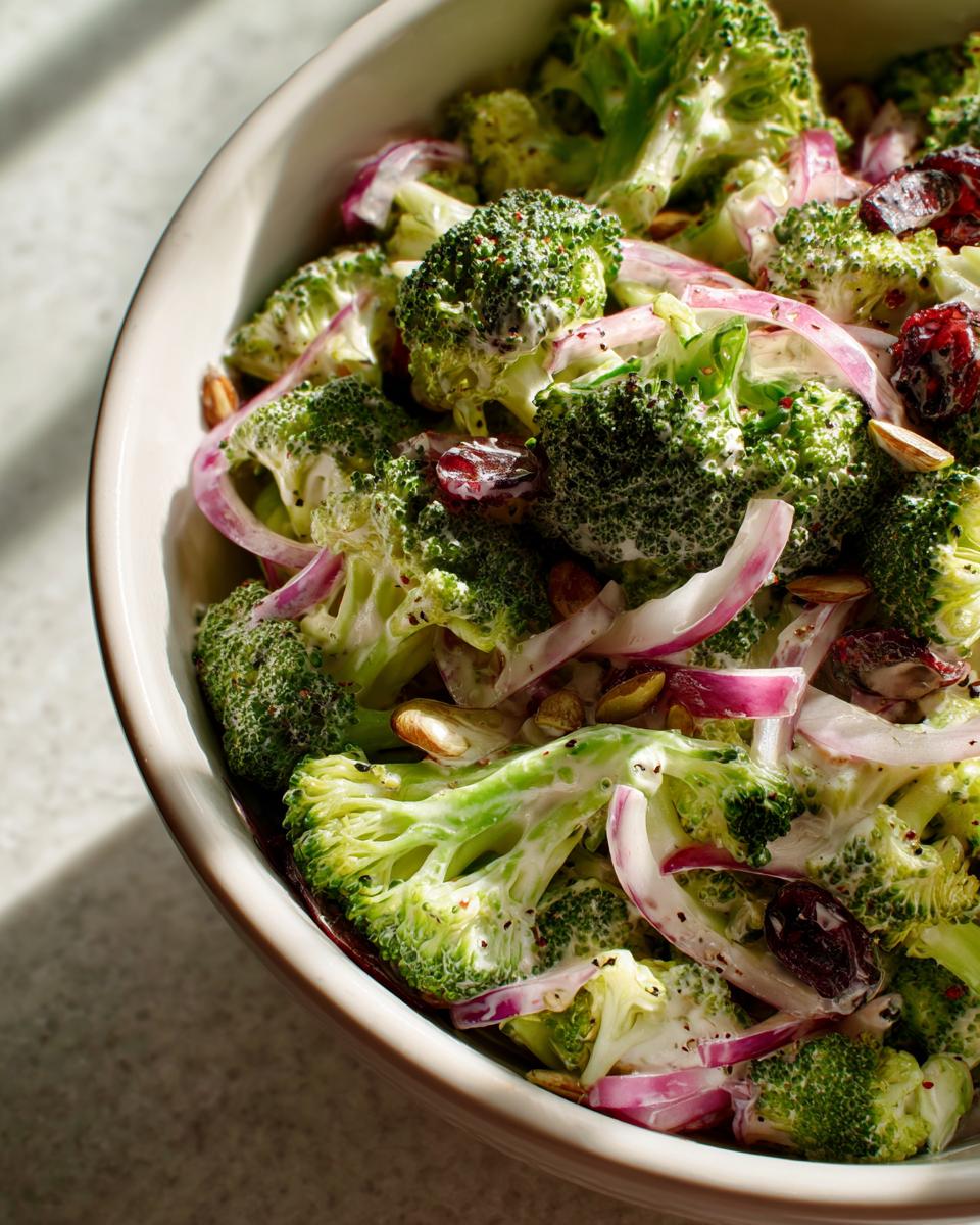 Creamy Broccoli Salad (no bacon): 4 Reasons You'll Love It! 5 Creamy Broccoli Salad (no bacon) - detail 2