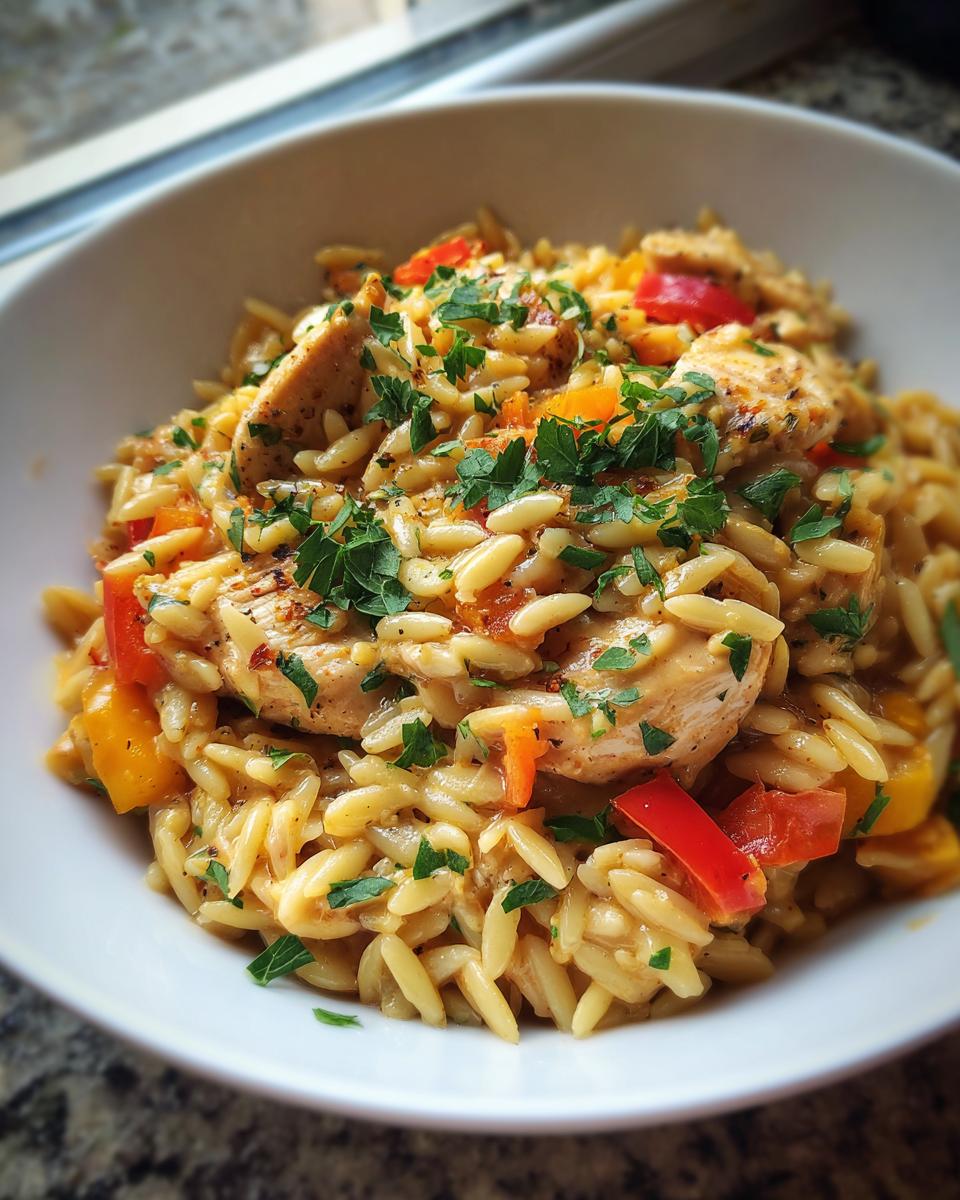 Creamy Cajun Chicken Orzo: 1 Dish, No Regrets! 5 Creamy Cajun Chicken Orzo – One Pot Dinner - detail 2
