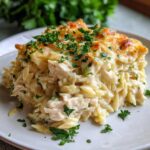 Creamy Chicken Orzo Casserole for Cozy Weeknights