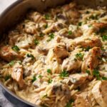 Creamy Chicken Orzo Skillet: 30-Min Dinner Is Easy! 4 Creamy Chicken Orzo Skillet (30-Min Dinner)