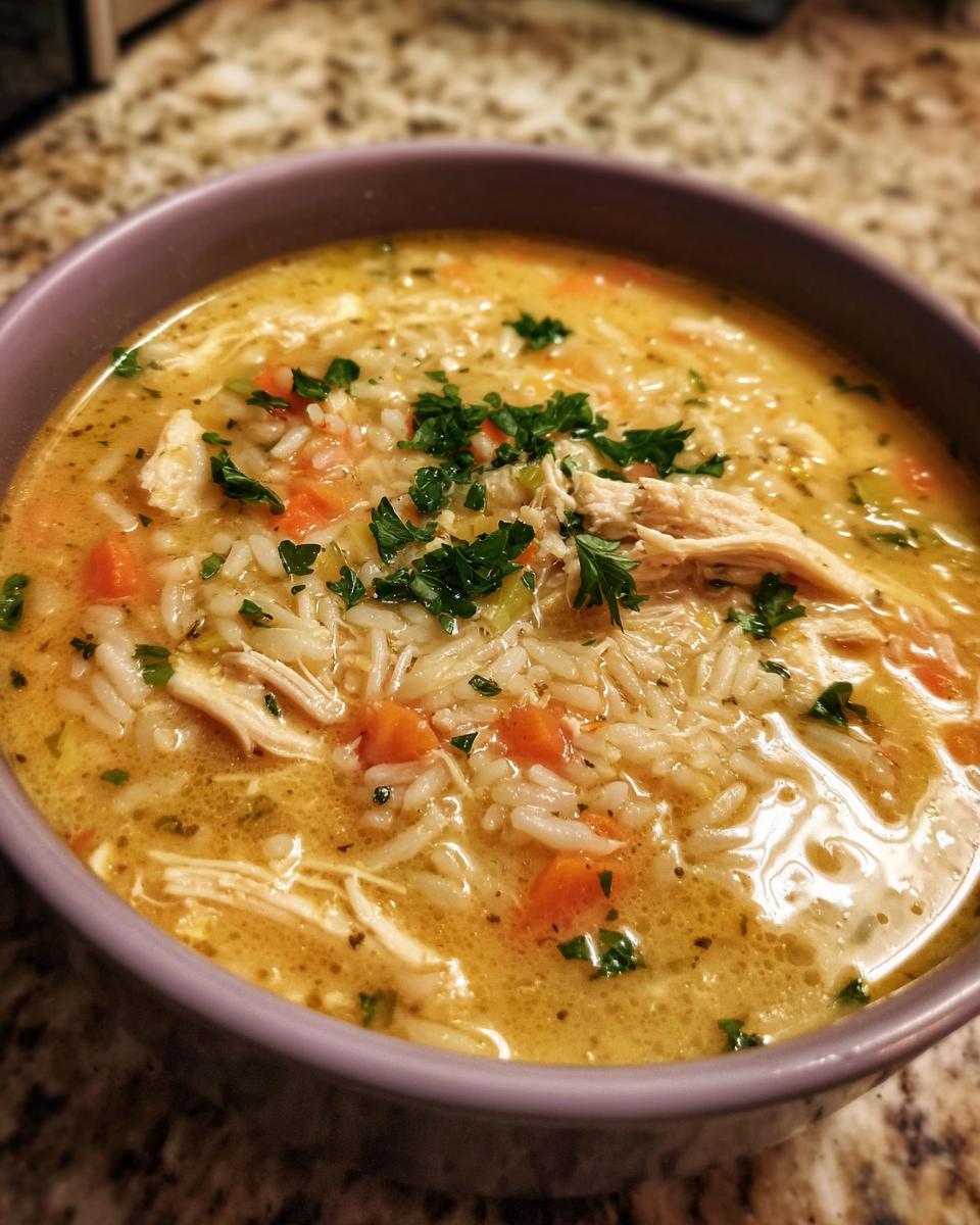 Creamy Chicken & Rice Soup: 1 Recipe to LOVE! 5 Creamy Chicken & Rice Soup (No Coconut) - detail 2