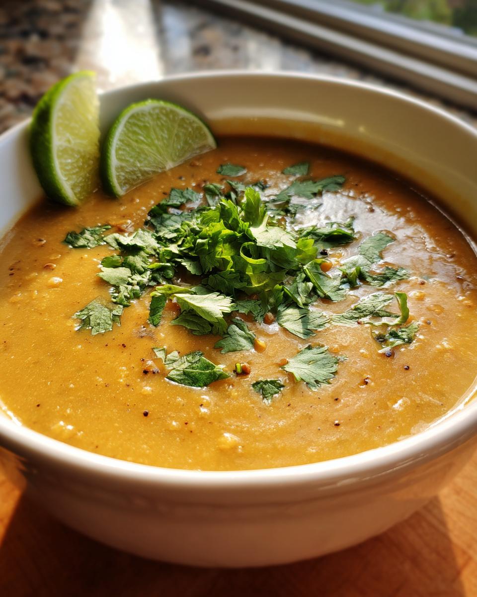 Creamy Coconut Lentil Soup: 3 Ways to Love! 4 Creamy Coconut Lentil Soup (Vegan & Cozy) - detail 1