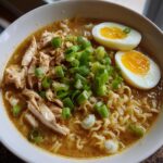 Creamy Garlic Chicken Ramen