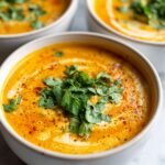 Creamy Ginger Carrot Soup with Coconut Milk