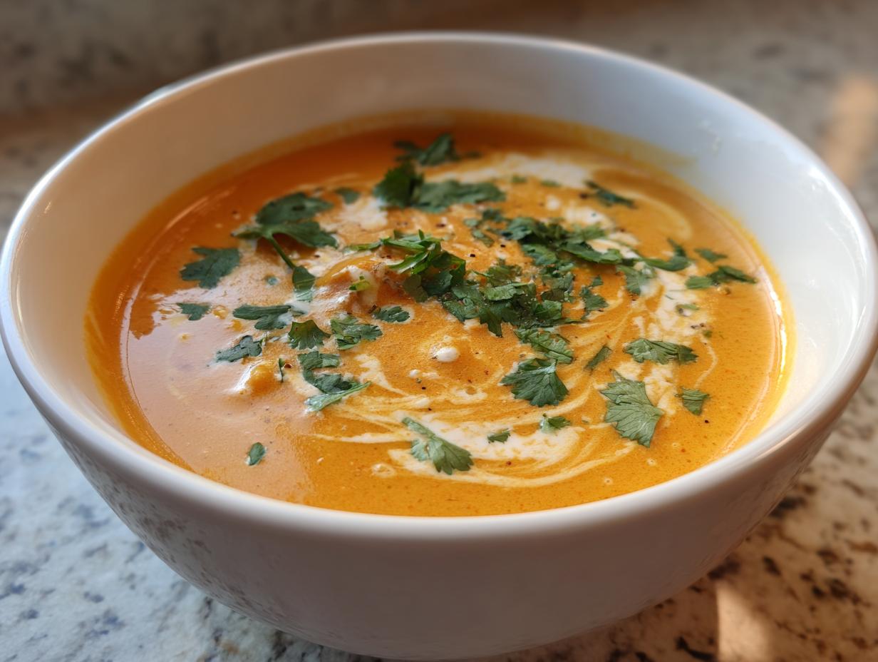 Creamy Ginger Carrot Soup: 1 Simple, Delicious Recipe! 5 Creamy Ginger Carrot Soup with Coconut Milk - detail 2
