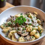 Creamy Mushroom Gnocchi (Vegetarian)