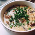 Creamy Mushroom Soup (No Cream, Dairy-Free)