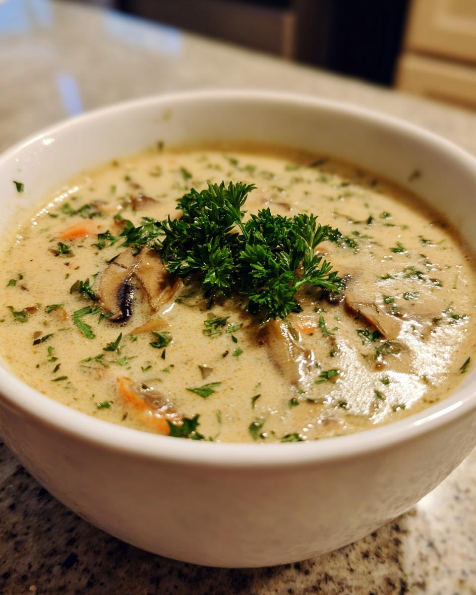 Creamy Mushroom Soup (No Cream, Dairy-Free) - detail 2