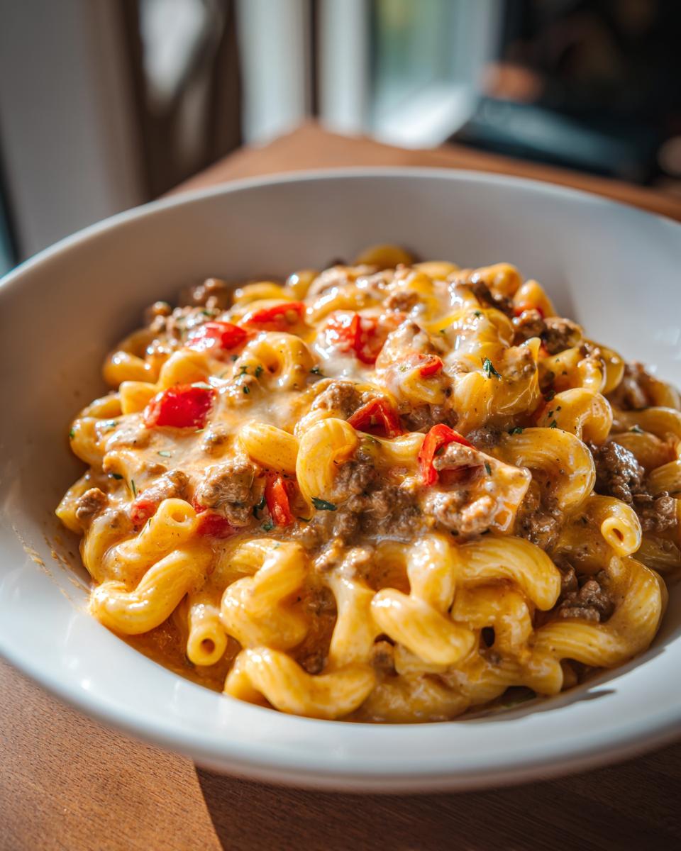 🌶️ Creamy Rotel Pasta with Ground Beef – Spicy Comfort Food - detail 1