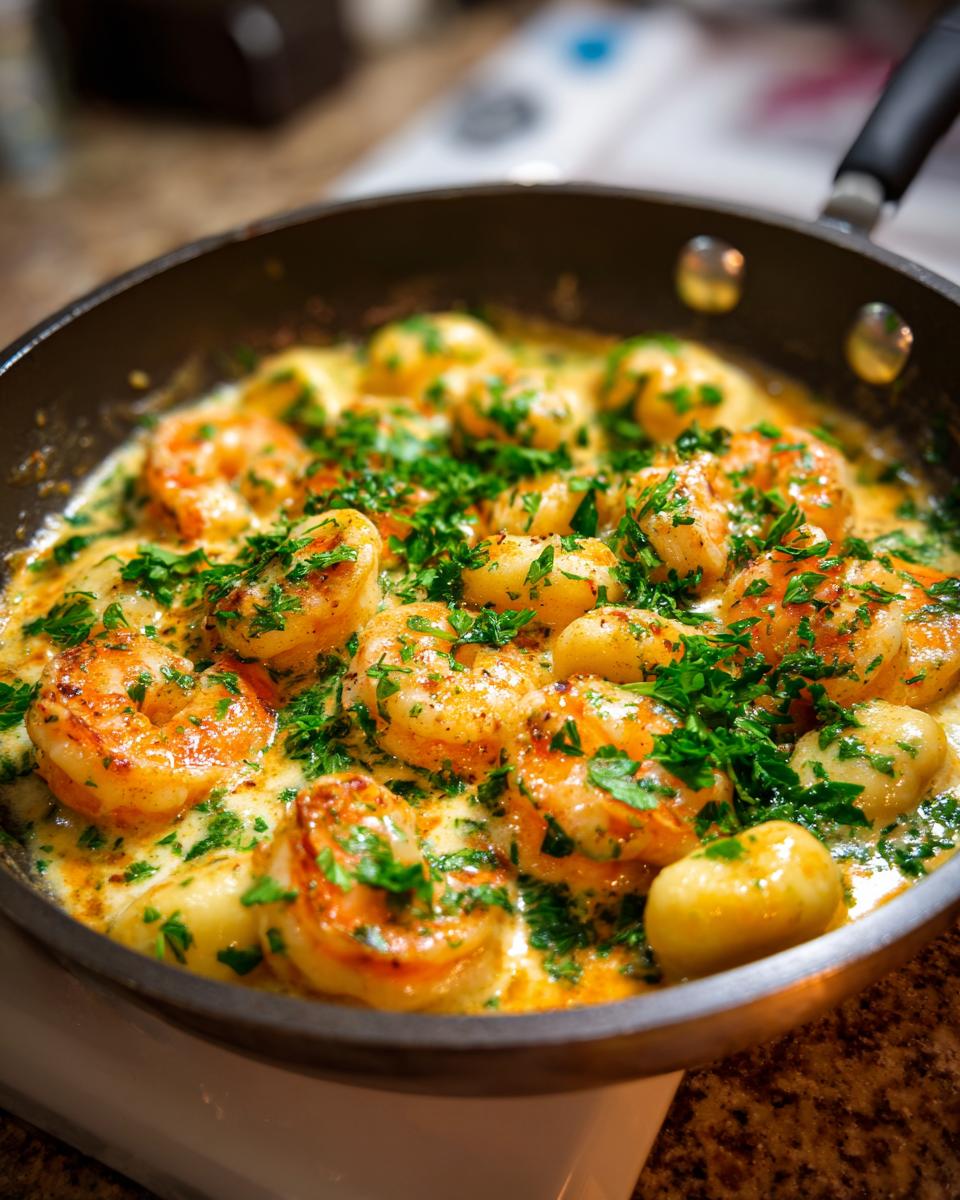 Unbelievable! 30-Min Creamy Shrimp Gnocchi Skillet 4 Creamy Shrimp Gnocchi Skillet - detail 1