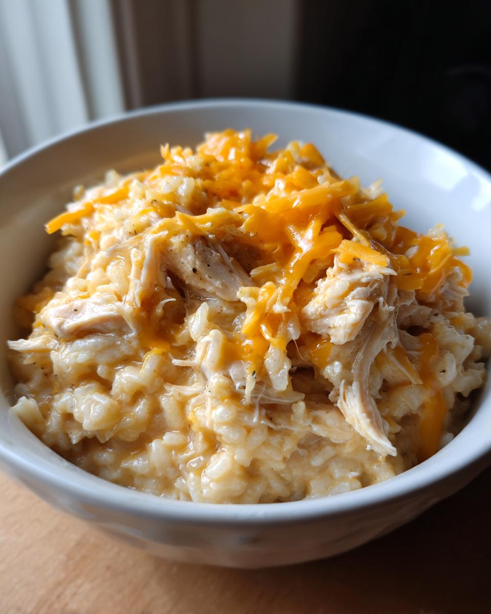Crockpot Cheesy Chicken and Rice Dinner - detail 2