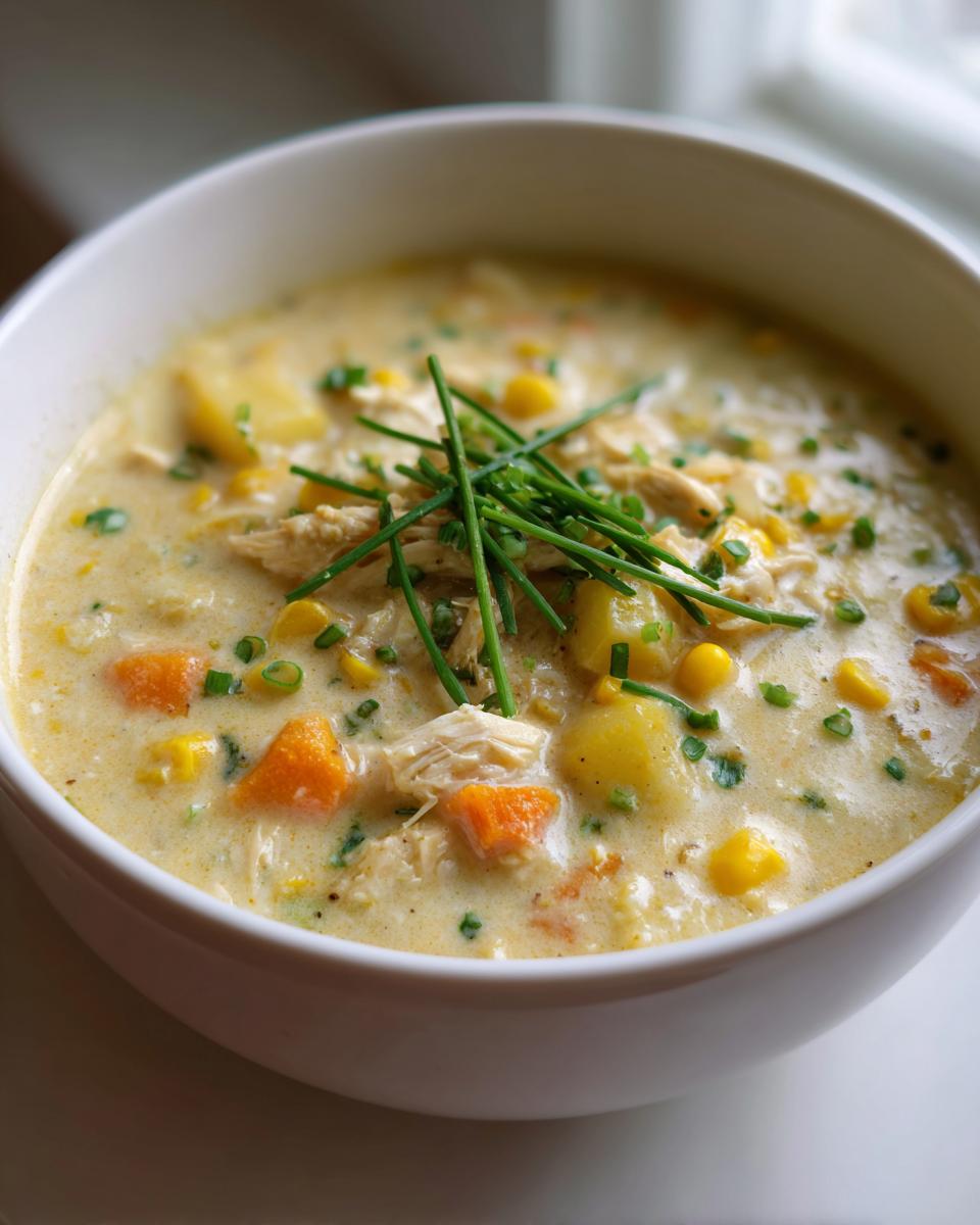 Crockpot Chicken Corn Chowder Dinner - detail 2