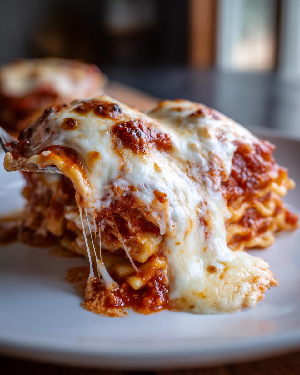Melt-in-Your-Mouth Crockpot Ravioli Lasagna: 1 Recipe 5 Crockpot Ravioli Lasagna – The Easiest Cheesy Comfort Food! 🧀🍅 - detail 2
