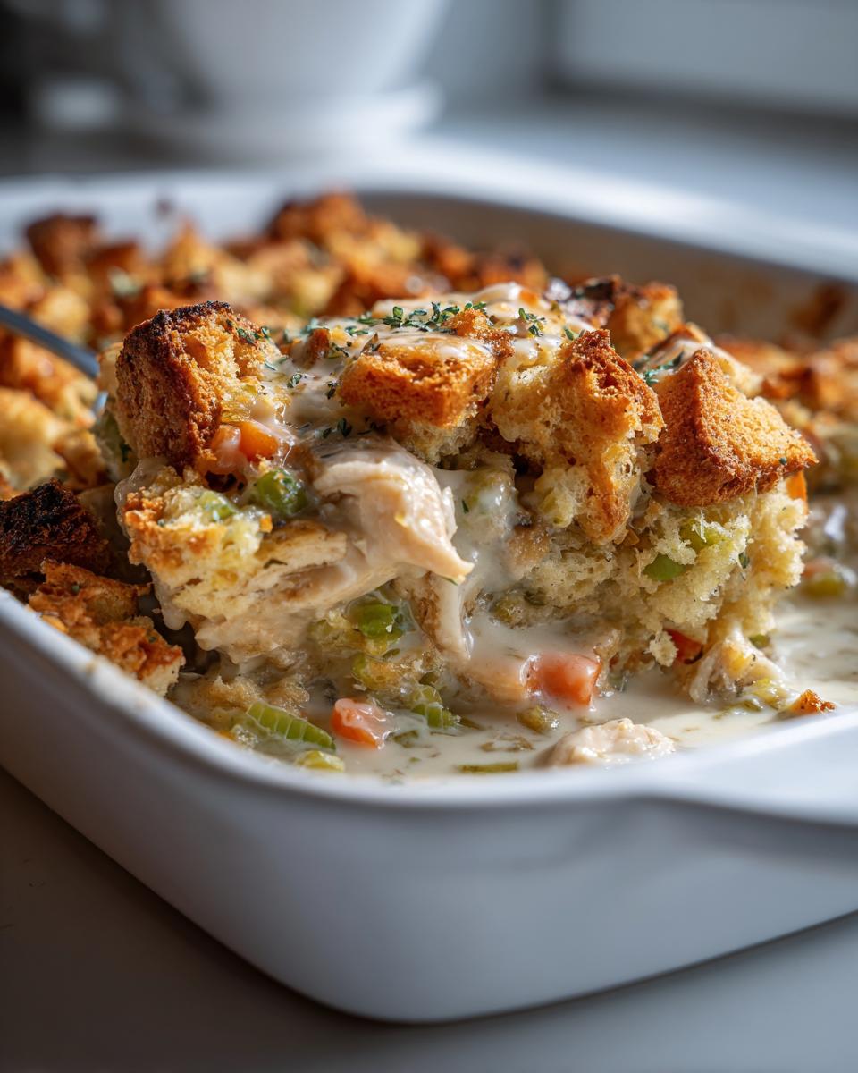 Dump-and-Bake Chicken & Stuffing Casserole - detail 1
