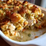 Dump-and-Bake Chicken & Stuffing Casserole