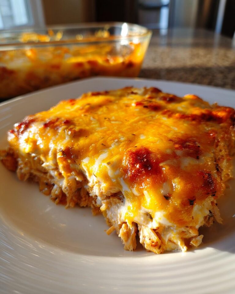 Easy Chicken Burrito Casserole