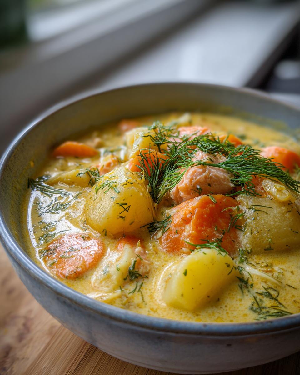 **Bad** Finnish Salmon Soup Recipe Will Make You Salivate! 4 Finnish Salmon Soup Recipe - Lohikeitto - detail 1