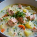 Finnish Salmon Soup Recipe - Lohikeitto