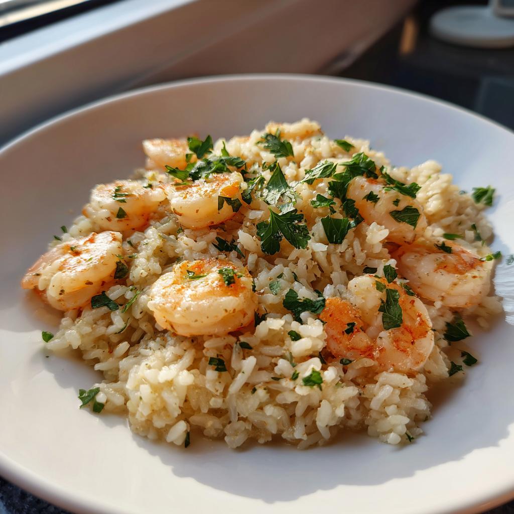 Unbelievable! 25-Min Garlic Butter Shrimp Rice Recipe 4 Garlic Butter Shrimp Rice (One-Pan, 25 Minutes) - detail 1