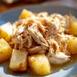 Garlic Parmesan Crockpot Chicken and Potatoes!