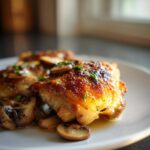 Golden Seared Garlic Mushroom Chicken Thighs: 1 Dish, Under 1 Hour 12 Golden Seared Garlic Mushroom Chicken Thighs