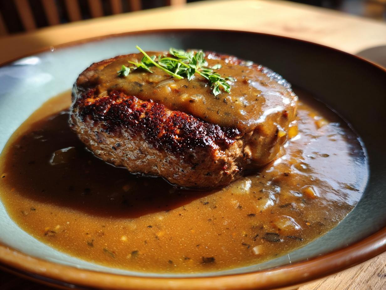 Hamburger Steak with Onion Gravy You’ll Love! 5 Hamburger Steak with Onion Gravy - detail 2