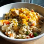 Healthy Comfort Chicken Brown Rice Casserole