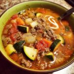 Hearty Keto Ground Beef Soup