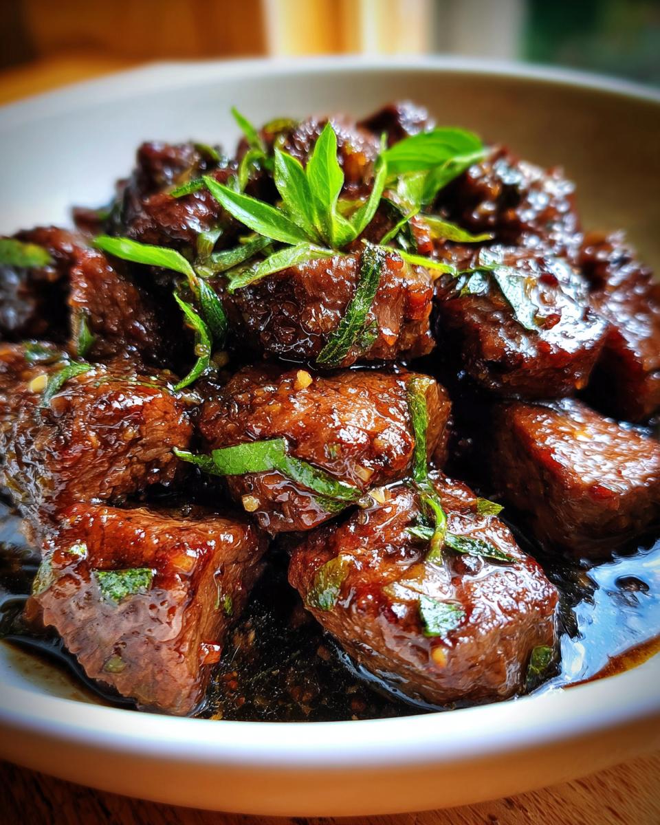 Melt-in-Your-Mouth: 1 High Protein Bites! 5 High Protein Slow Cooker Garlic Butter Beef Bites - Easy Dinner Recipe! - detail 2