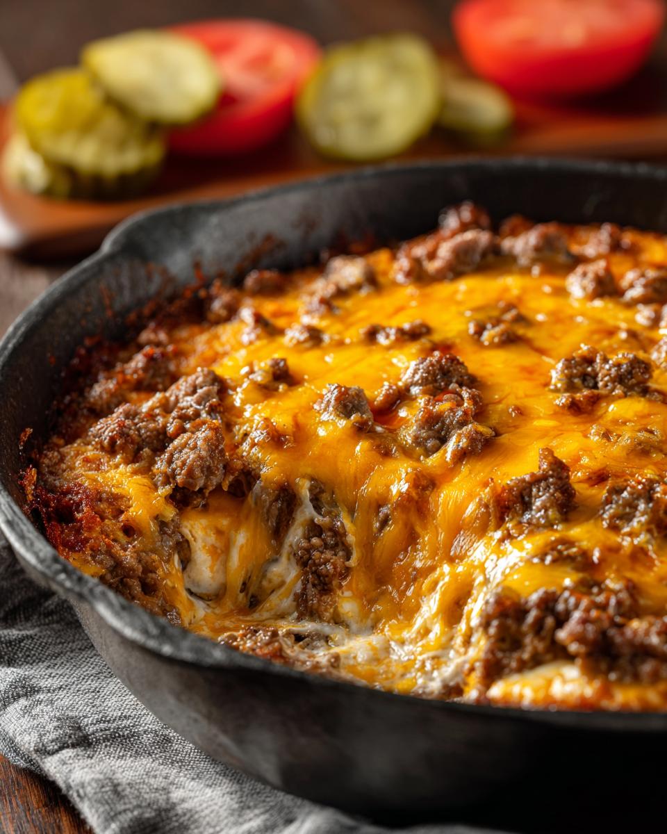 Craving? Easy Keto Cheeseburger Skillet Dinner in 30 Mins 5 Keto Cheeseburger Skillet Dinner - detail 2