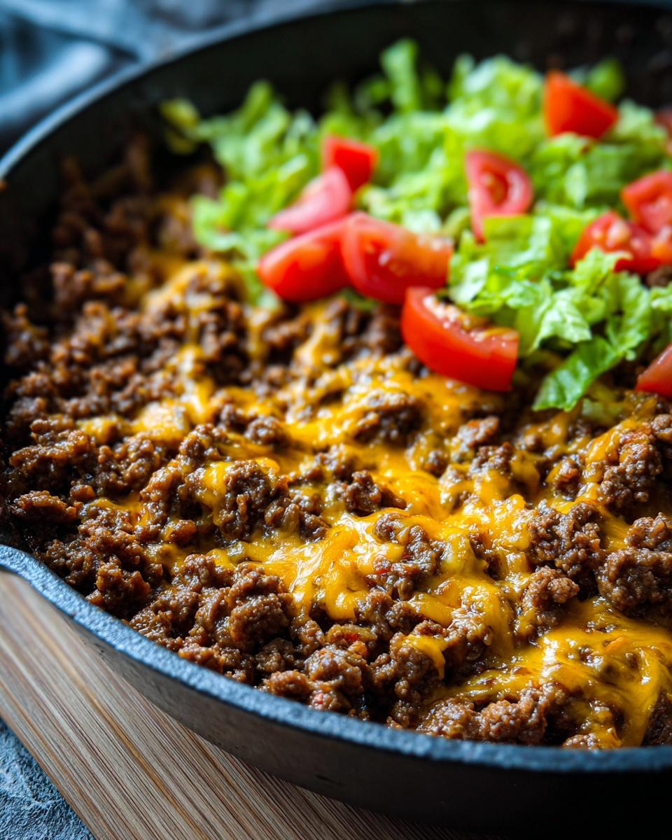 Keto Cheeseburger Skillet (No Bun): 30-Min Delight 4 Keto Cheeseburger Skillet (No Bun) - detail 1