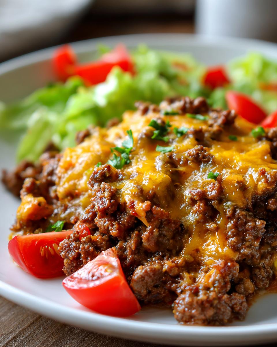 Keto Cheeseburger Skillet (No Bun): 30-Min Delight 5 Keto Cheeseburger Skillet (No Bun) - detail 2