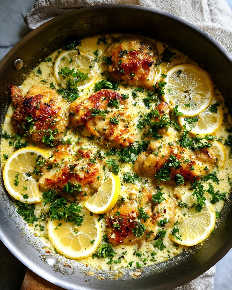Lemon Cream Chicken One-Pan Dinner - detail 1