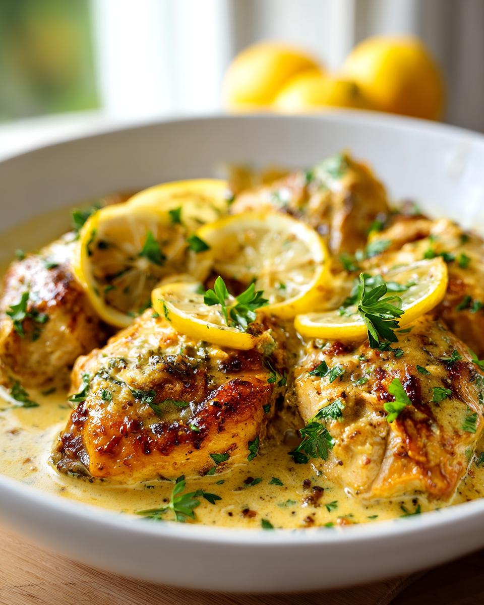 Lemon Cream Chicken One-Pan Dinner - detail 2