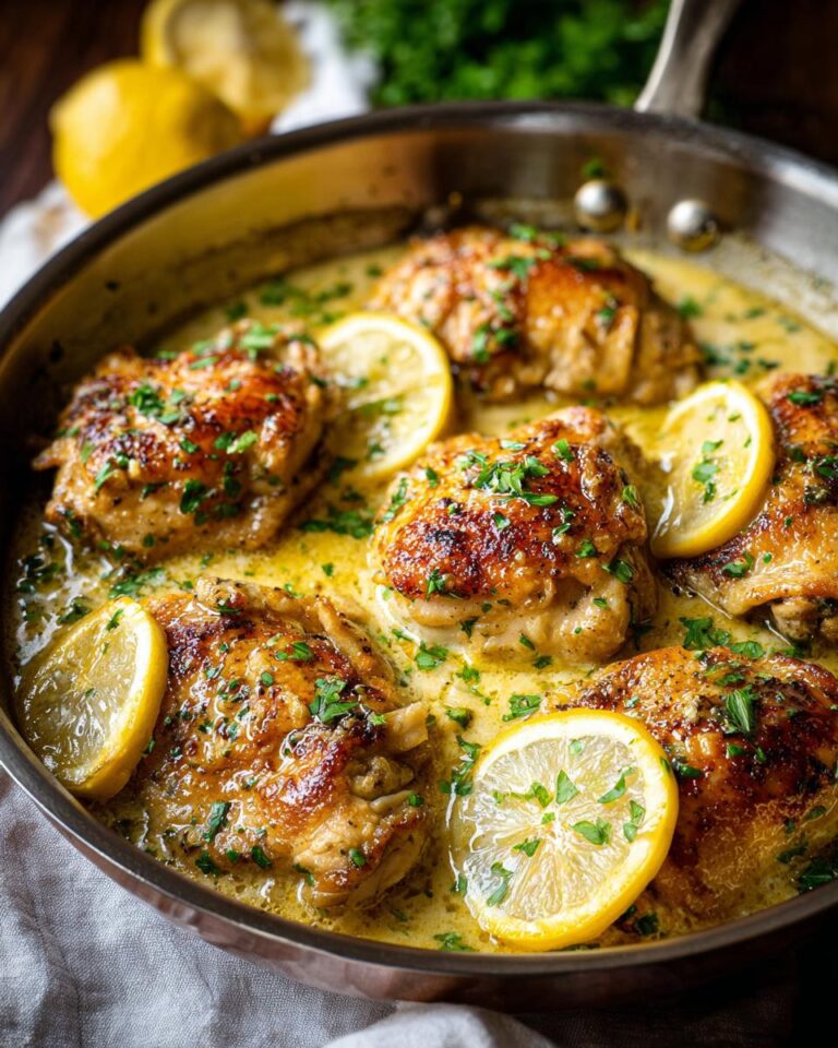 Lemon Cream Chicken One-Pan Dinner