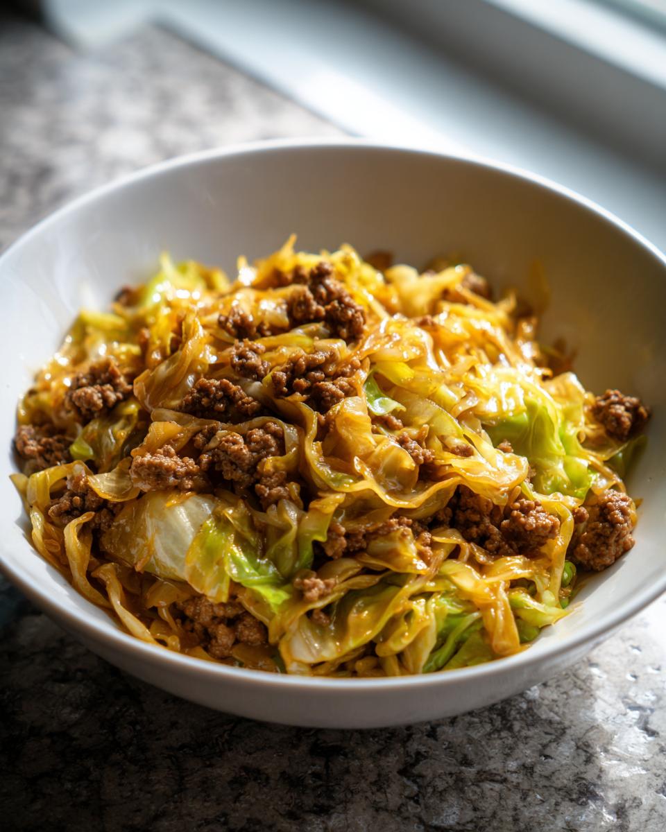 Unbelievable 40-Min Low-Carb Cabbage and Beef Stir Fry! 4 Low-Carb Cabbage and Beef Stir Fry - detail 1