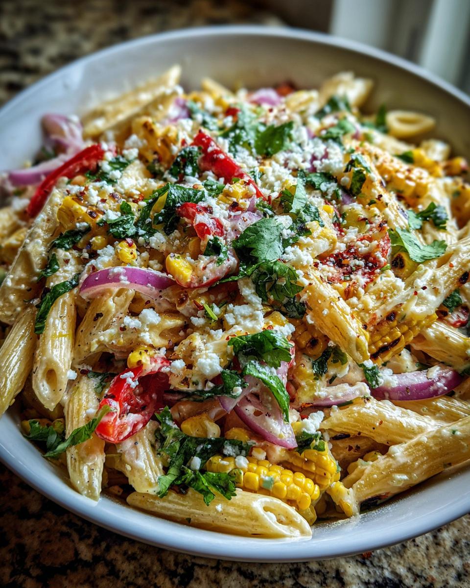 1 Amazing Mexican Street Corn Pasta Salad Recipe 5 Mexican Street Corn Pasta Salad - detail 2