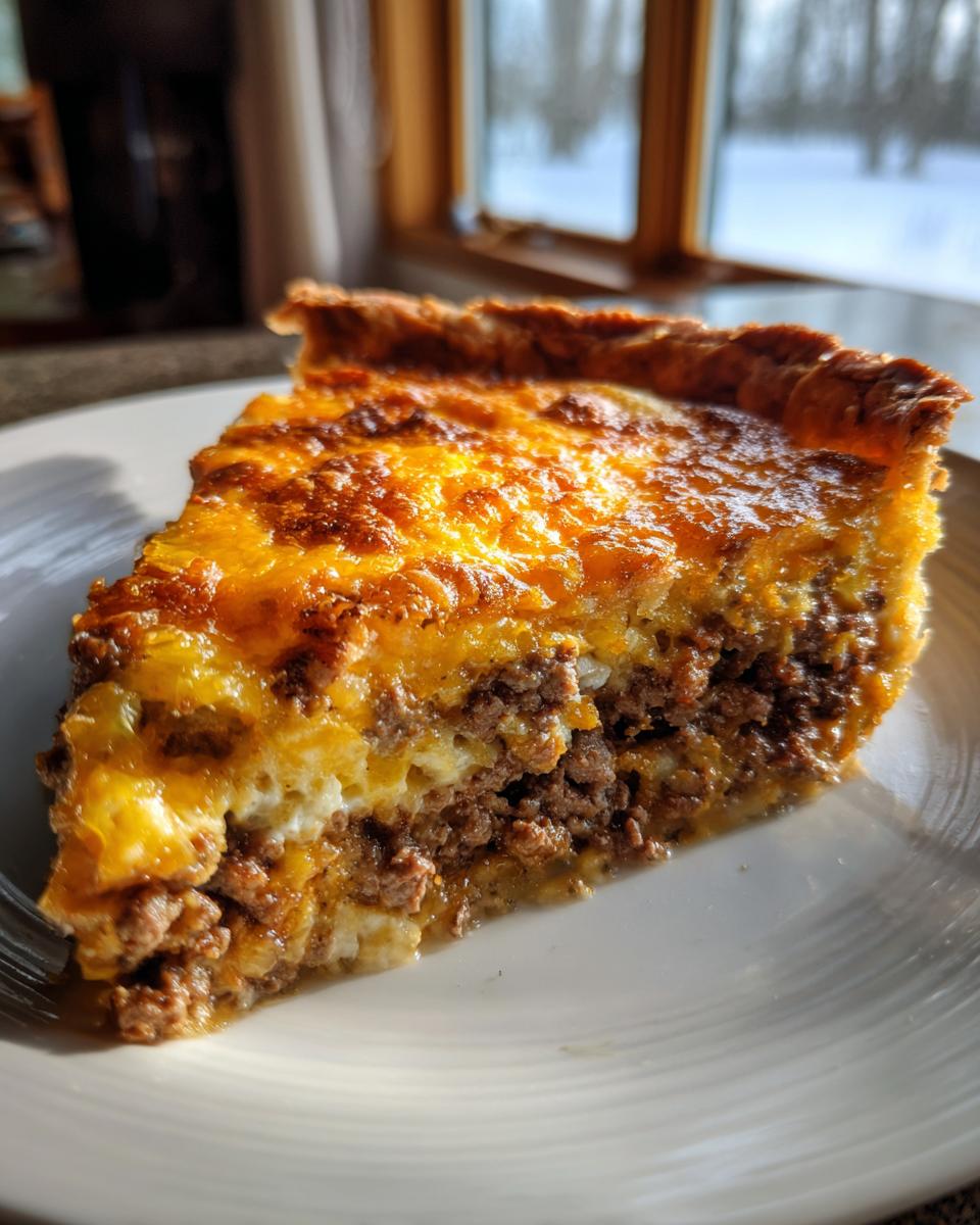 One-Pan Cheeseburger Pie Dinner - detail 1