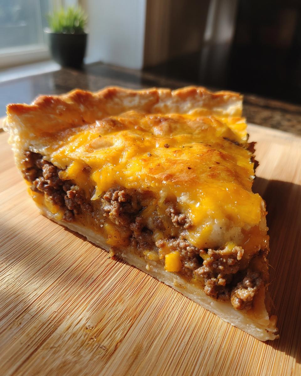 One-Pan Cheeseburger Pie Dinner - detail 2